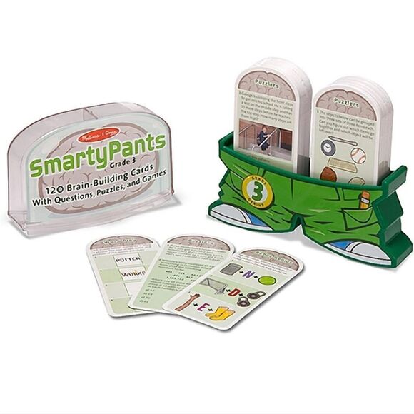 Melissa & Doug Smarty Pants Grade 3 Card Set - 120 Educational, Brain-Build - Picture 1 of 6